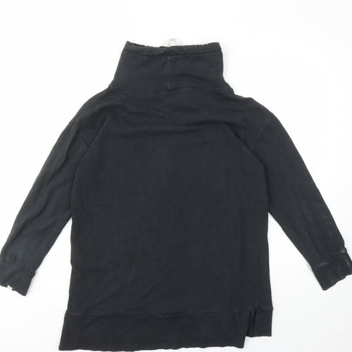 John Lewis Men's Black Pullover Cotton Hoodie S