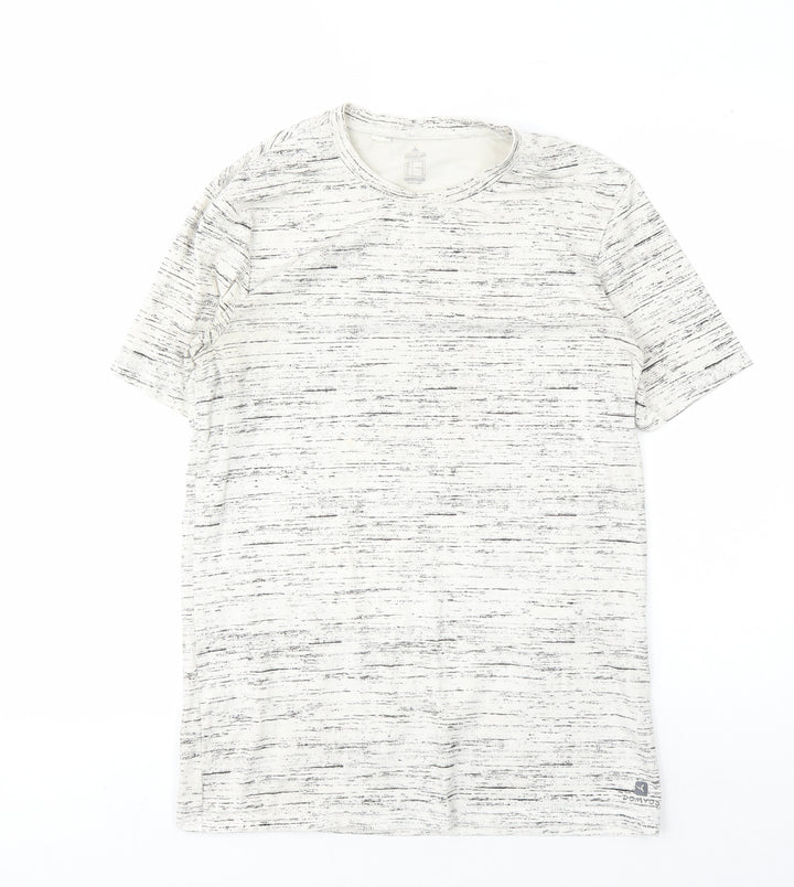 Decathlon Men's Grey M T-Shirt Regular Fit