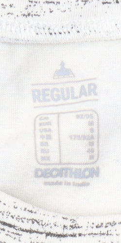 Decathlon Men's Grey M T-Shirt Regular Fit