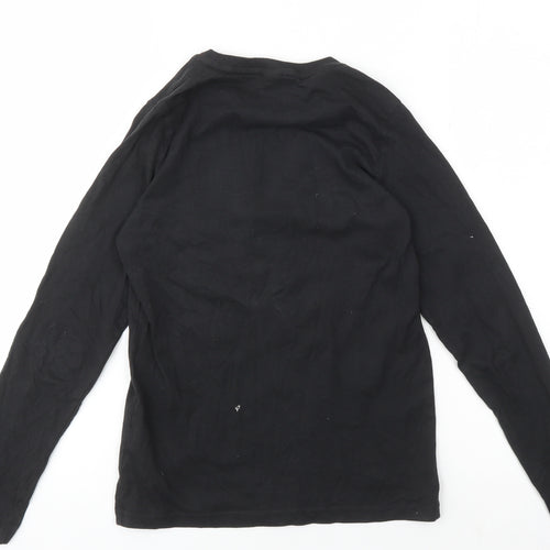 Boys Black Gamer Long Sleeve Jersey T-Shirt Size1 1-12 Years