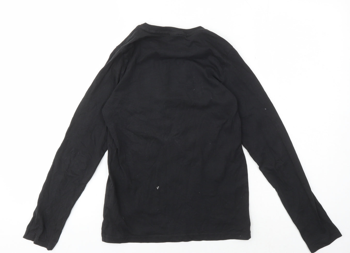Boys Black Gamer Long Sleeve Jersey T-Shirt Size1 1-12 Years
