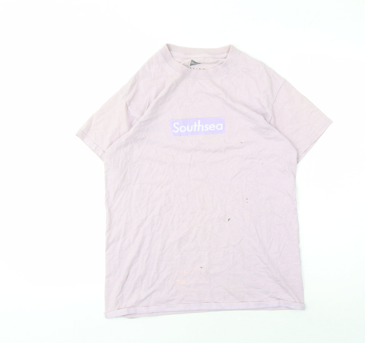 Bored Unisex Pink T-Shirt, Medium Crew Neck Casual