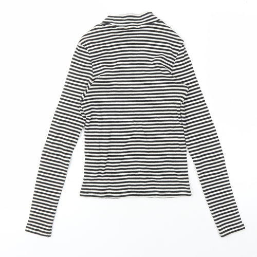 Monki Women's XS Striped Jersey T-Shirt
