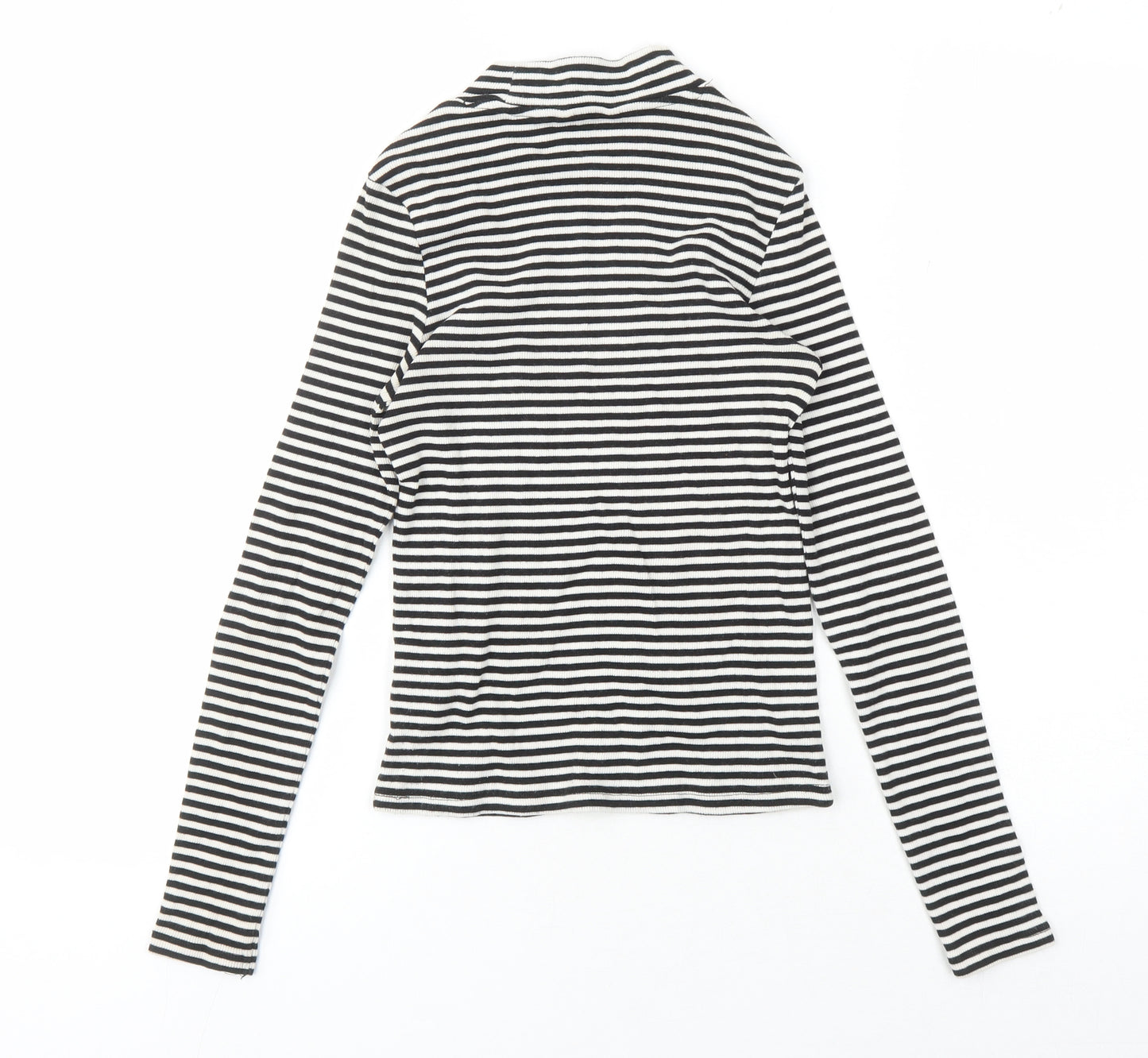Monki Women's XS Striped Jersey T-Shirt
