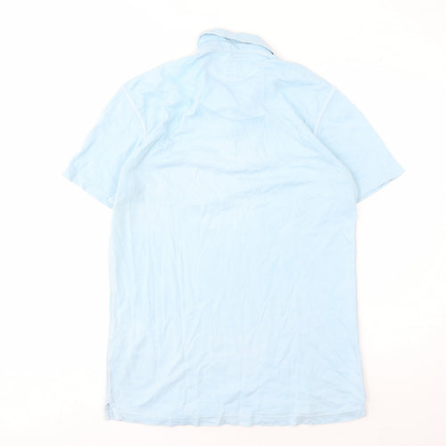 Lucky Brand Men's Blue Polo Shirt Small Short Sleeve