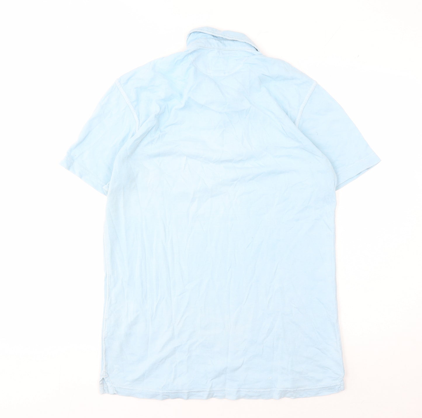 Lucky Brand Men's Blue Polo Shirt Small Short Sleeve