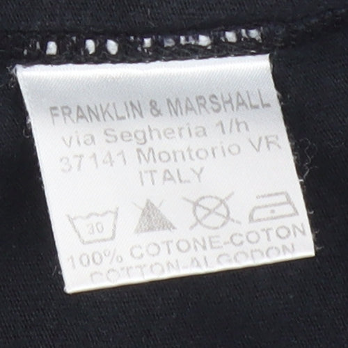 Franklin & Marshall Men's Black Large Sports T-Shirt