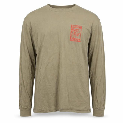 AS Colour Men’s Beige Graphic Long Sleeve T-Shirt M