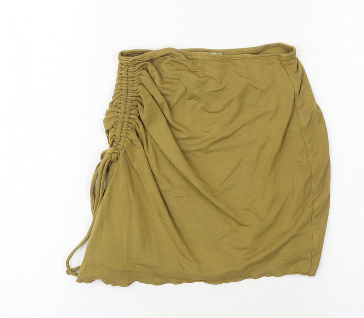 Mars The Label Women's Brown Short Pencil Skirt Size 6