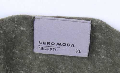 Vero Moda Women's XL Green Basic Long Sleeve T-Shirt