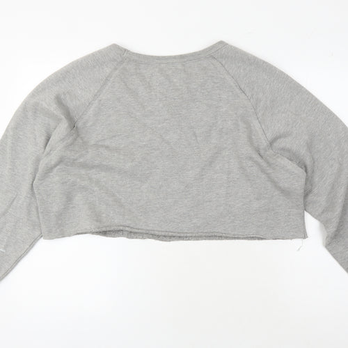 Epona Women's Grey Crop Sweatshirt, S, University Style
