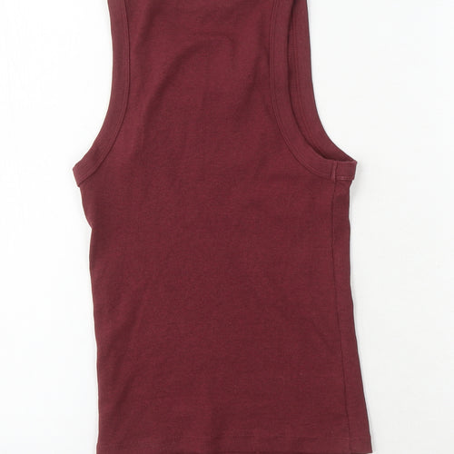 MNG Women's Red XS Sleeveless Cotton Tank