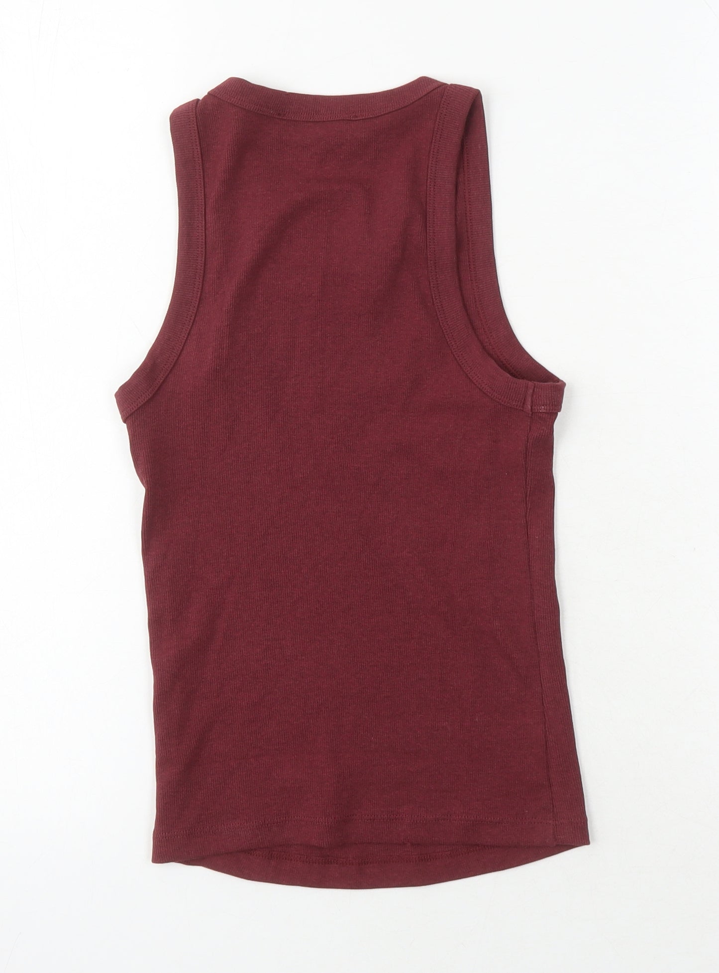 MNG Women's Red XS Sleeveless Cotton Tank