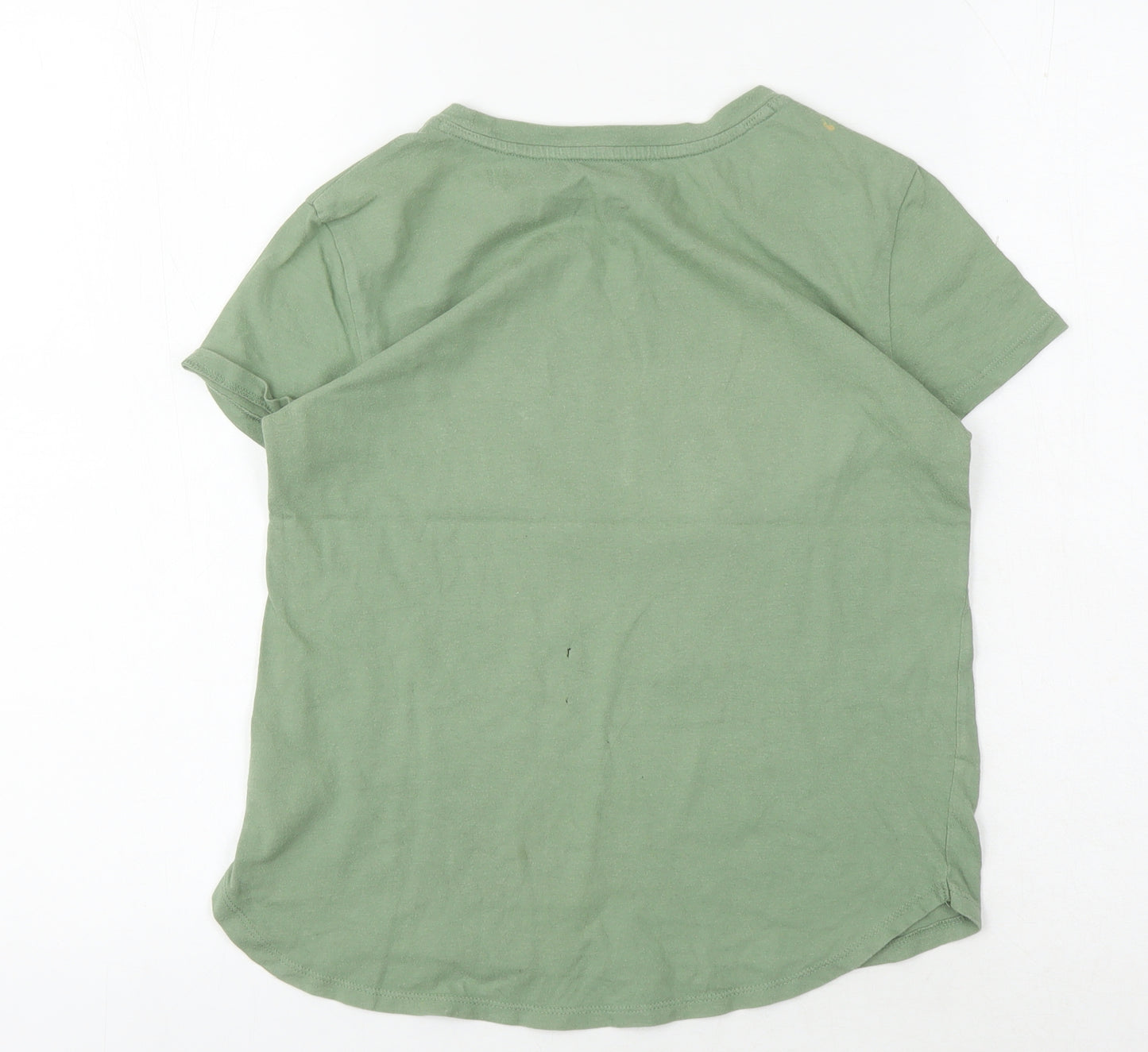 GAP Girls Green Star Sequin T-Shirt, 10-11 Years, Casual Fun