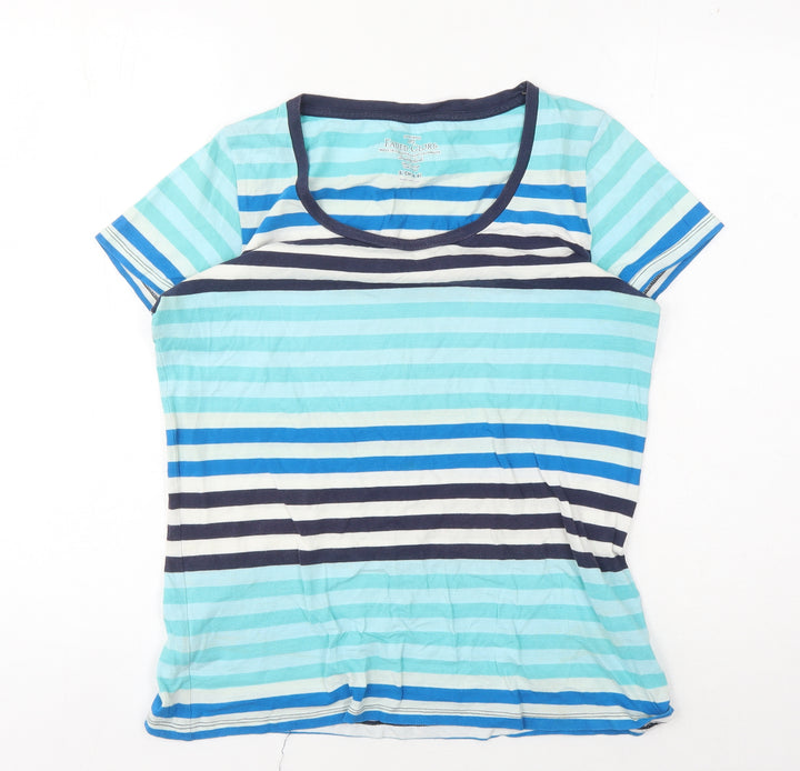 Faded Glory Women's Multicoloured Striped T-Shirt S