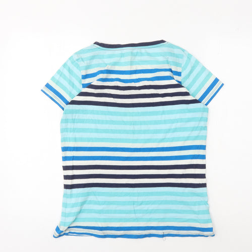 Faded Glory Women's Multicoloured Striped T-Shirt S