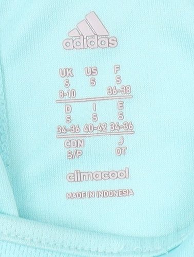 Adidas Women's Blue Long Sleeve T-Shirt, Size S
