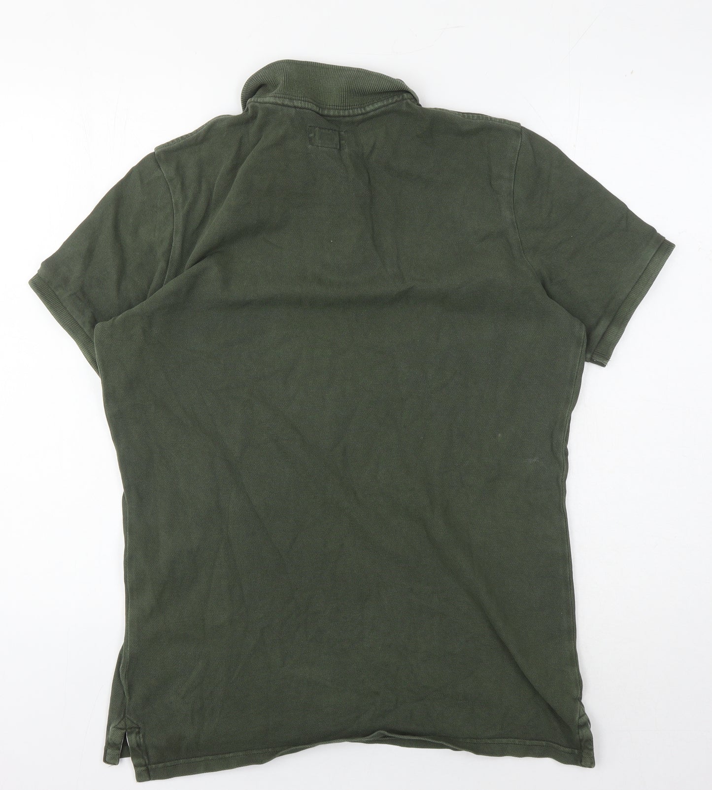 Superdry Men's Green Polo Shirt M with Logo