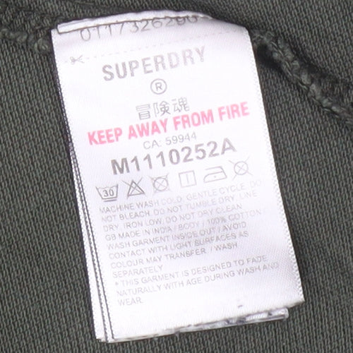 Superdry Men's Green Polo Shirt M with Logo