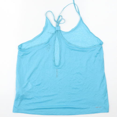 Nike Women's Blue Athletic Tank - Size L