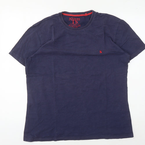 Joules Men's Medium Blue Crew Neck T-Shirt