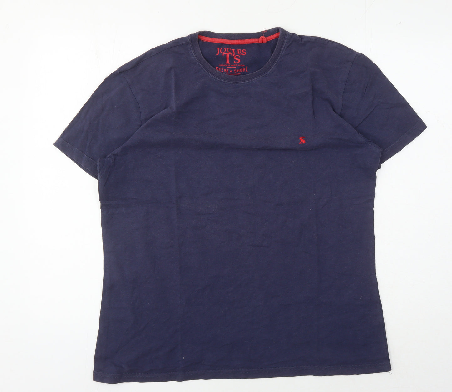 Joules Men's Medium Blue Crew Neck T-Shirt