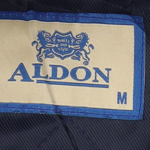 Aldon Men's Brown Mid-Length Windbreaker Jacket M