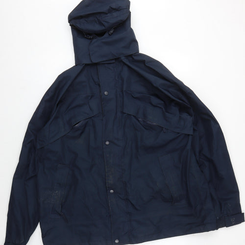 Result Men's Blue Parka Jacket L Waterproof