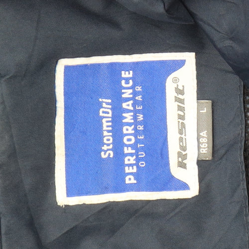 Result Men's Blue Parka Jacket L Waterproof