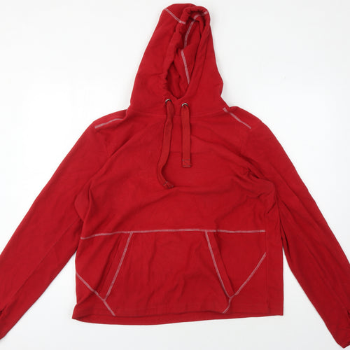 Crane Unisex Red Pullover Hoodie M