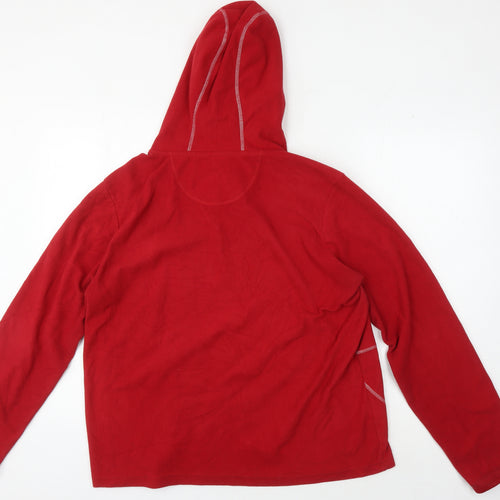 Crane Unisex Red Pullover Hoodie M