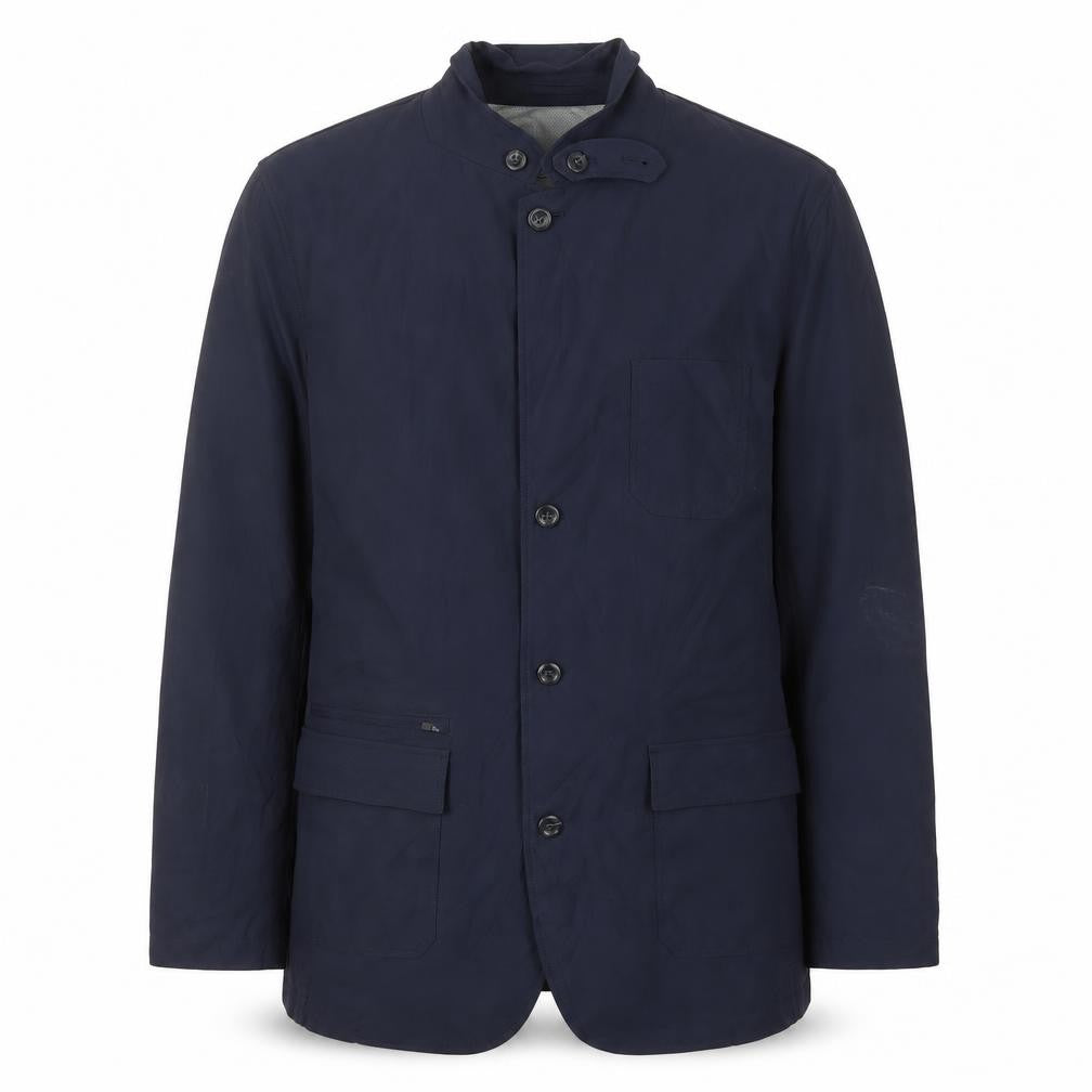 Front view of Eddie Bauer Men's Blue Jacket, size 46