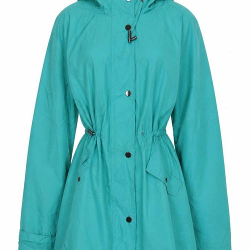 Betty Kay Women's Green Hooded Rain Coat Size 12