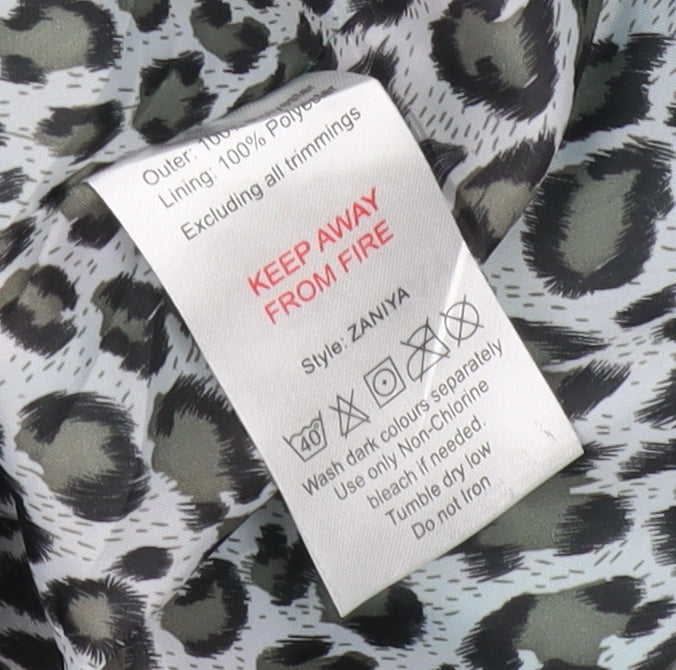 Betty Kay Women's Green Hooded Rain Coat Size 12