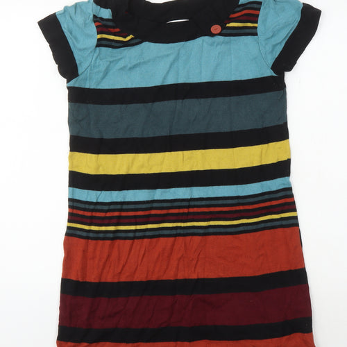 Cache Cache Women's Multicoloured Short Sleeve Dress