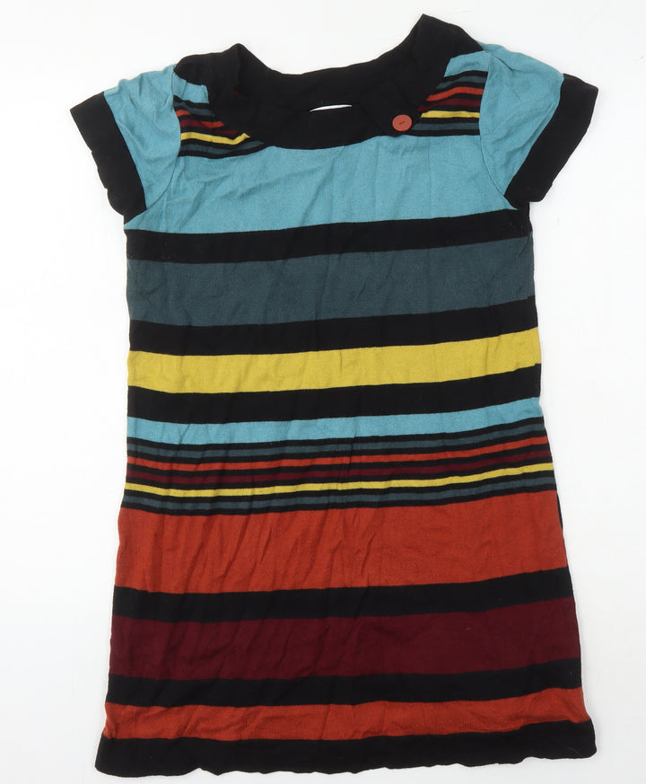 Cache Cache Women's Multicoloured Short Sleeve Dress