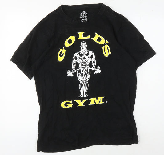 Gold's Gym Men's Black Large Sports T-Shirt