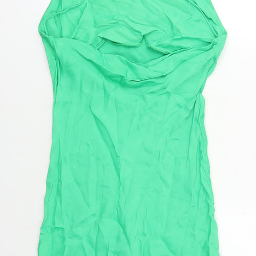Zara Stylish Green Slip Dress for Women, Size S