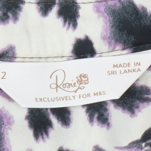 Marks and Spencer Women's Multicoloured Blouse Size 12