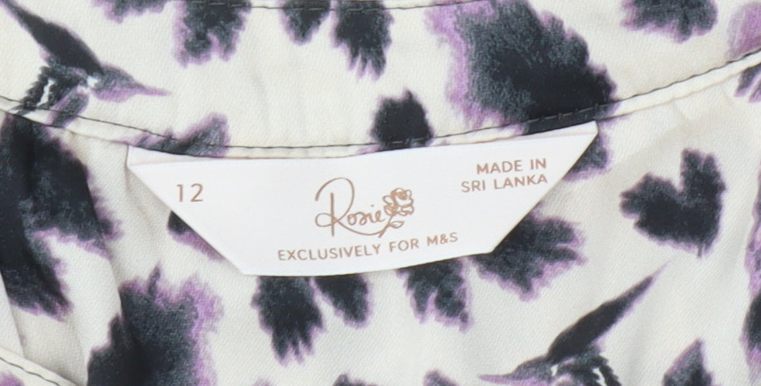 Marks and Spencer Women's Multicoloured Blouse Size 12