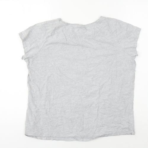 Peppa Pig Women's Grey T-Shirt Size 16 Casual Basic
