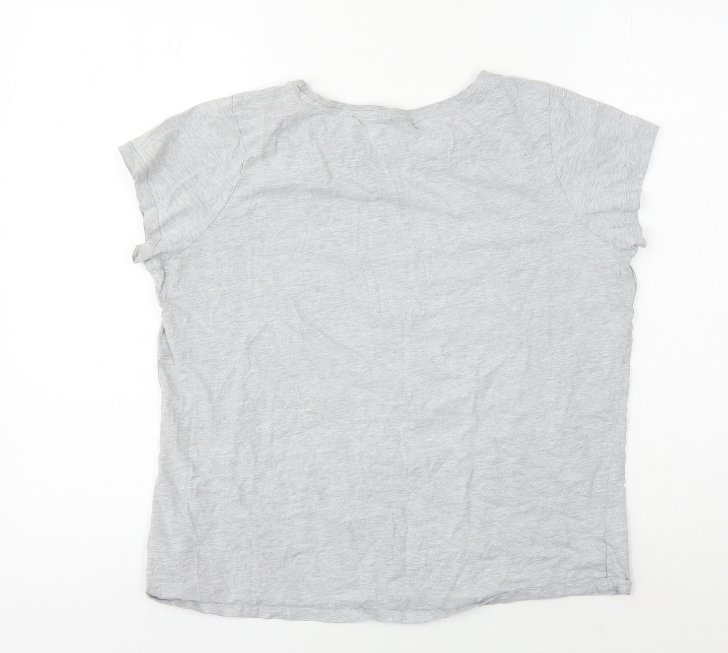 Peppa Pig Women's Grey T-Shirt Size 16 Casual Basic