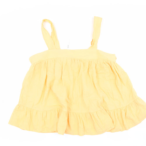 ASOS Women's Yellow Camisole Tank, UK 10, Cotton