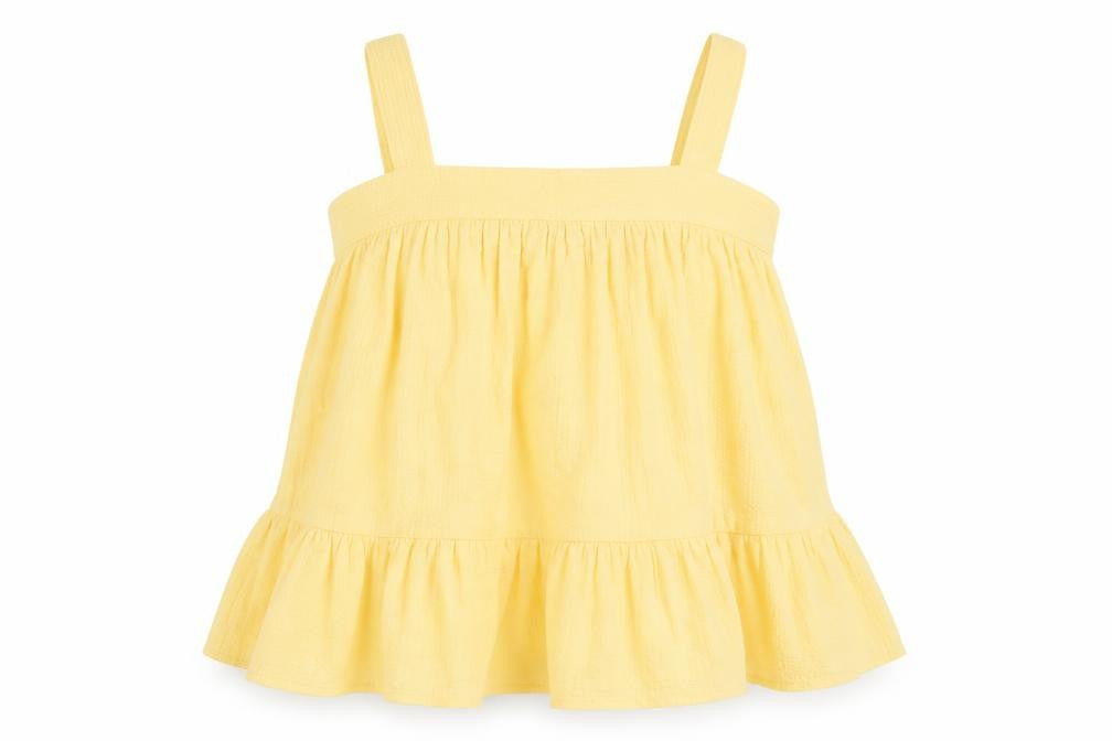 ASOS Women's Yellow Camisole Tank, UK 10, Cotton
