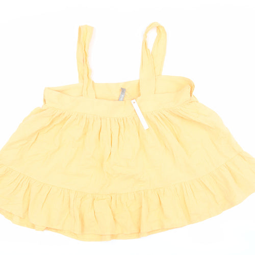 ASOS Women's Yellow Camisole Tank, UK 10, Cotton