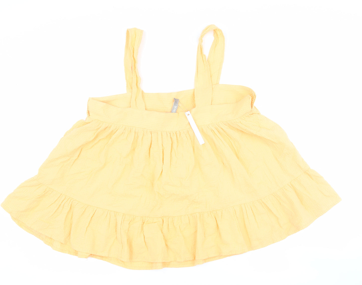 ASOS Women's Yellow Camisole Tank, UK 10, Cotton