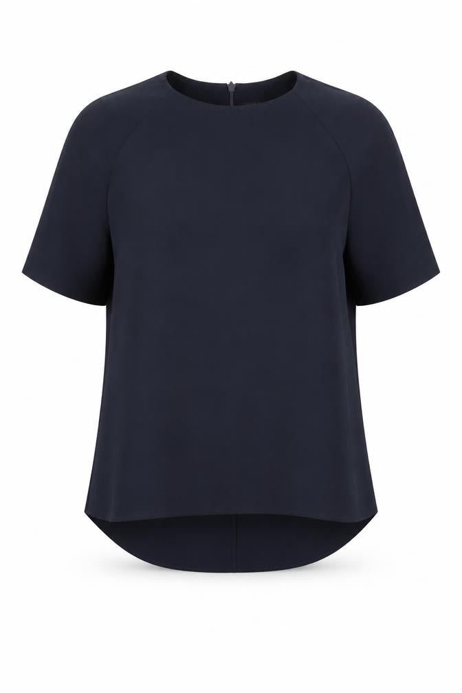 Front view of Saba Women's Black Blouse -, size 6, Casual