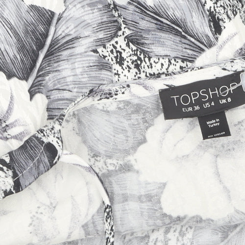 Topshop Women's Multicoloured Floral Camisole Tank 8