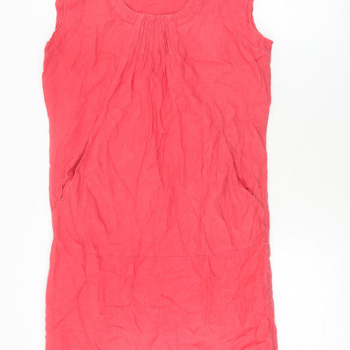Kookai Women's Red Sleeveless Cotton Dress UK 12
