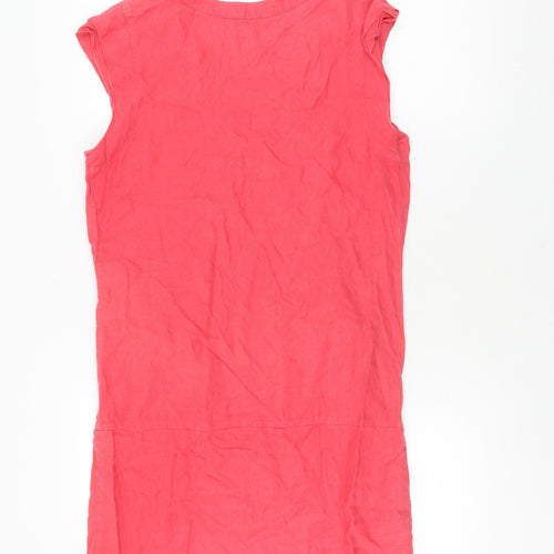 Kookai Women's Red Sleeveless Cotton Dress UK 12
